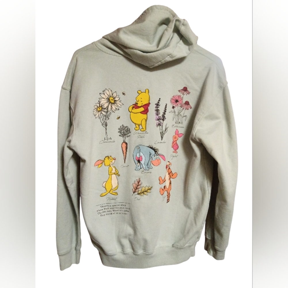 Disney Winnie The Pooh Zip Up Hoodie Size XS Very Good Condition - Picture 2 of 4